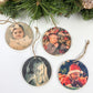 Wood Round Photo Ornament
