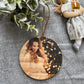 Wood Round Photo Ornament