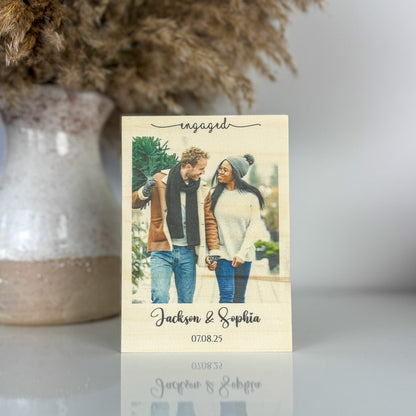 Engagement Photo Frame & Plaque