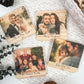 Personalized Wood Photo Magnet with Custom Message