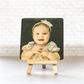 Wood Photo Tile With Easel
