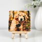 Wood Photo Tile With Easel