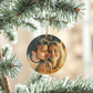 Personalized Christmas Wood Photo Ornament