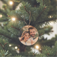 Personalized Christmas Wood Photo Ornament