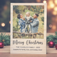 Personalized Merry Christmas Wood Photo Frame Gift