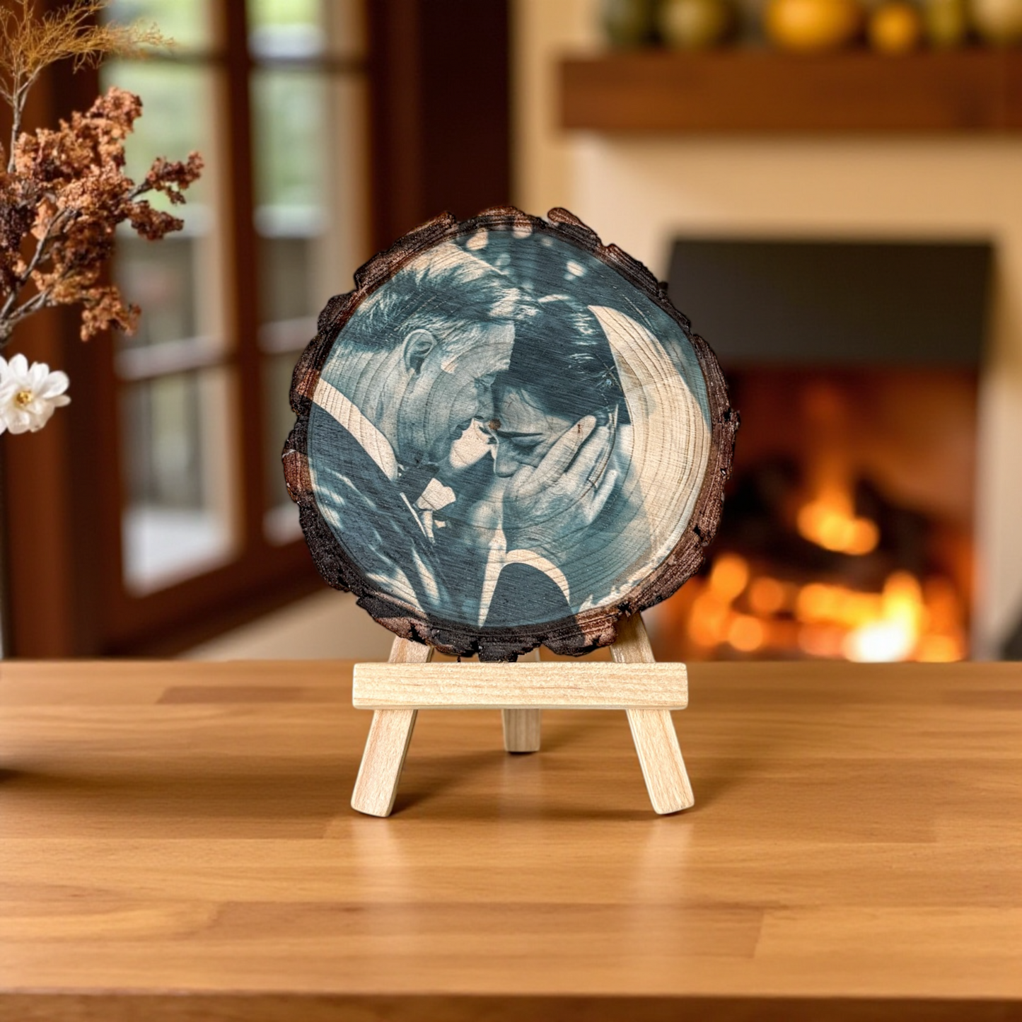 Wood Photo Bark Slice