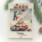 Baby's First Christmas Picture Frame, Personalized Wood Photo Print