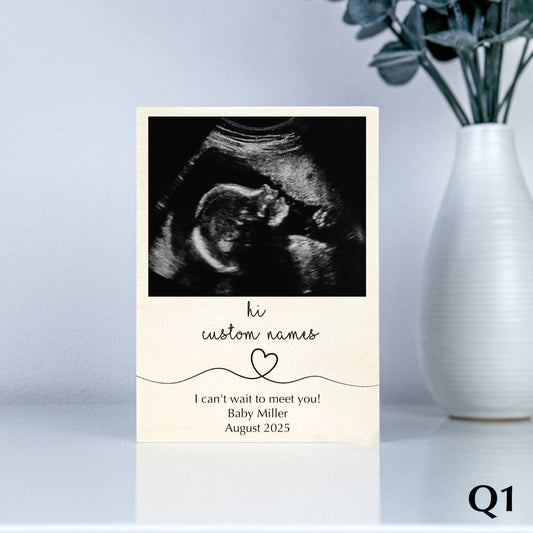 Wood Photo Ultrasound Frame
