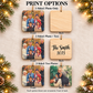 Personalized Square Wood Photo Ornament – Custom Christmas Keepsake