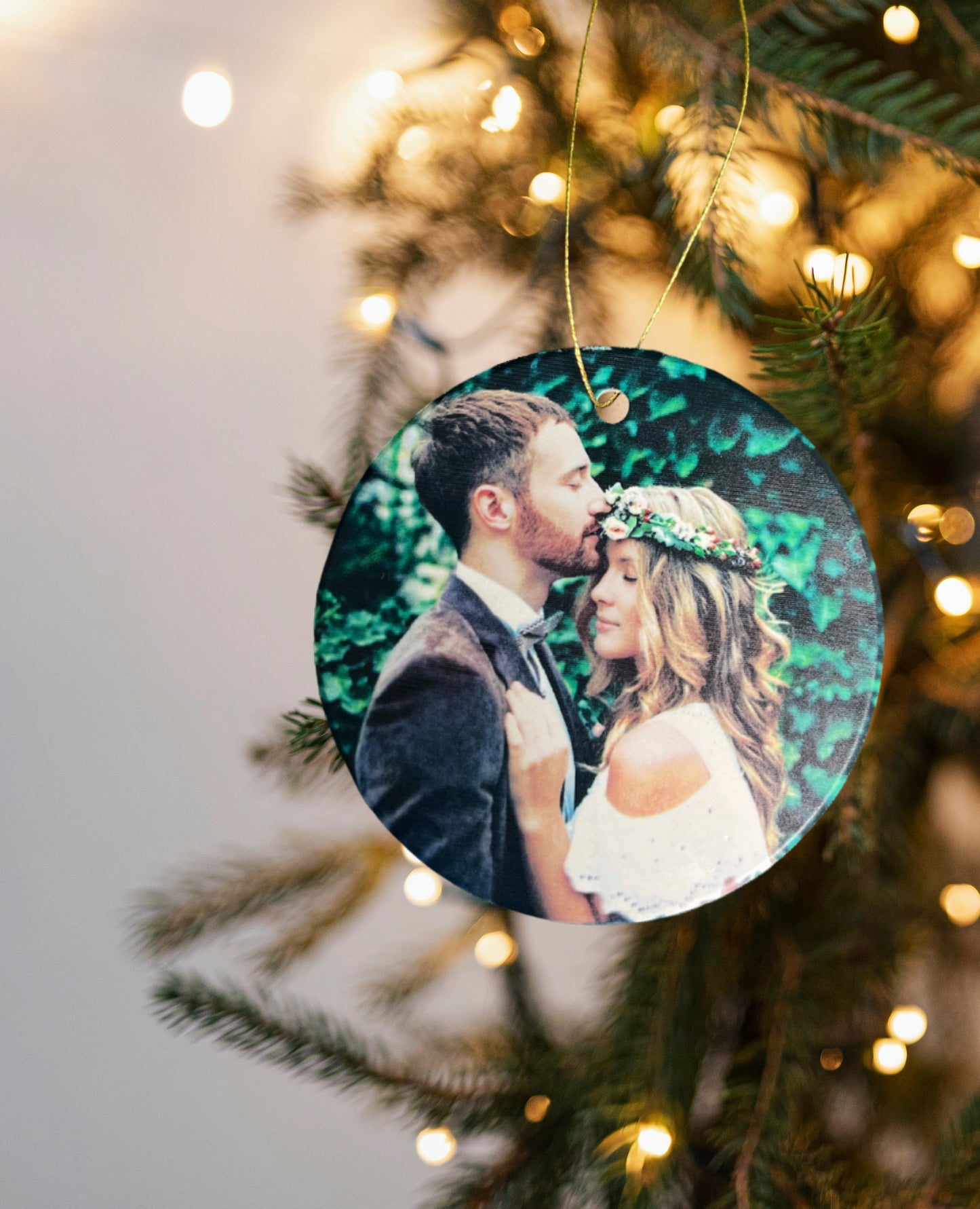 Custom Ceramic Photo Ornament