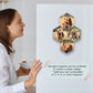 Custom Hexagon Wood Photo Magnets - Personalized Fridge Keepsake Gift