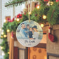 Personalized Family Photo Ornament – Custom Wooden Christmas Ornament 2025
