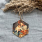 Custom Wood Hexagon Photo Ornament – Personalized Christmas Keepsake with Your Photo