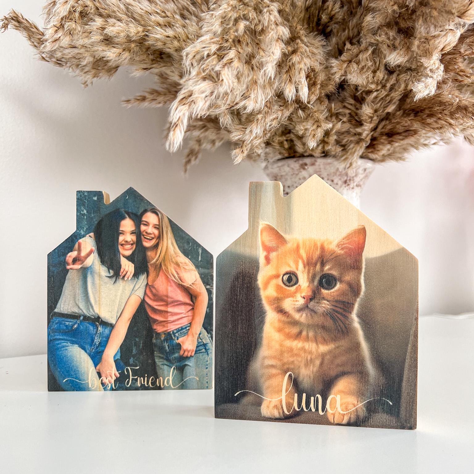 Custom Wood Photo Gift, Personalized Picture Frames, Personal Photo Gifts, Custom Photo Printing, Gift for Her, Gift for Anniversary