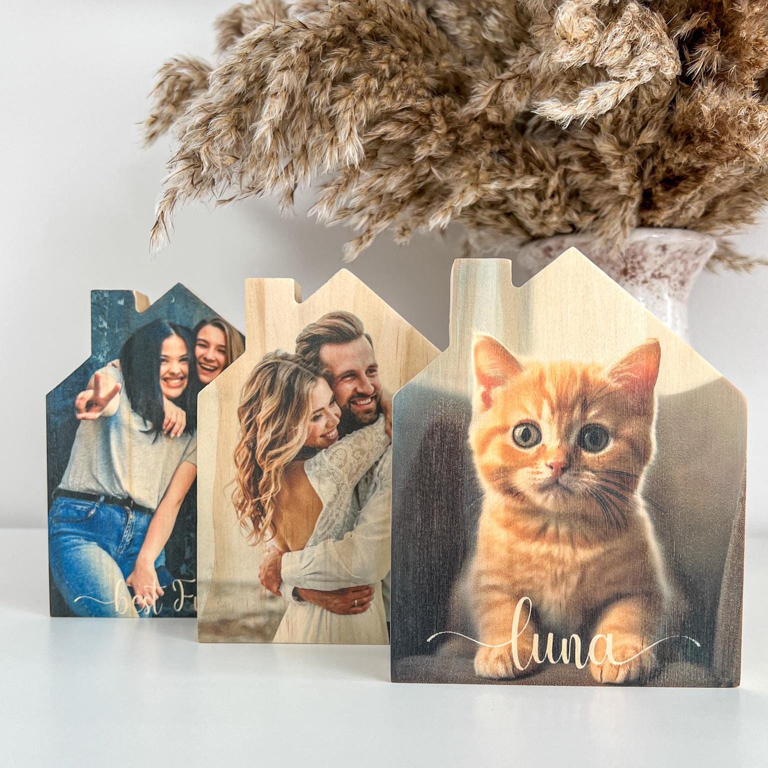 Custom Wood Photo Gift, Personalized Picture Frames, Personal Photo Gifts, Custom Photo Printing, Gift for Her, Gift for Anniversary