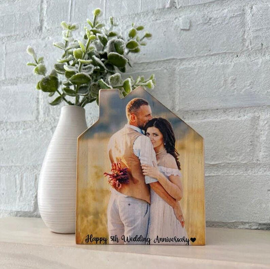 Custom Wood Photo Gift, Personalized Picture Frames, Personal Photo Gifts, Custom Photo Printing, Gift for Her, Gift for Anniversary