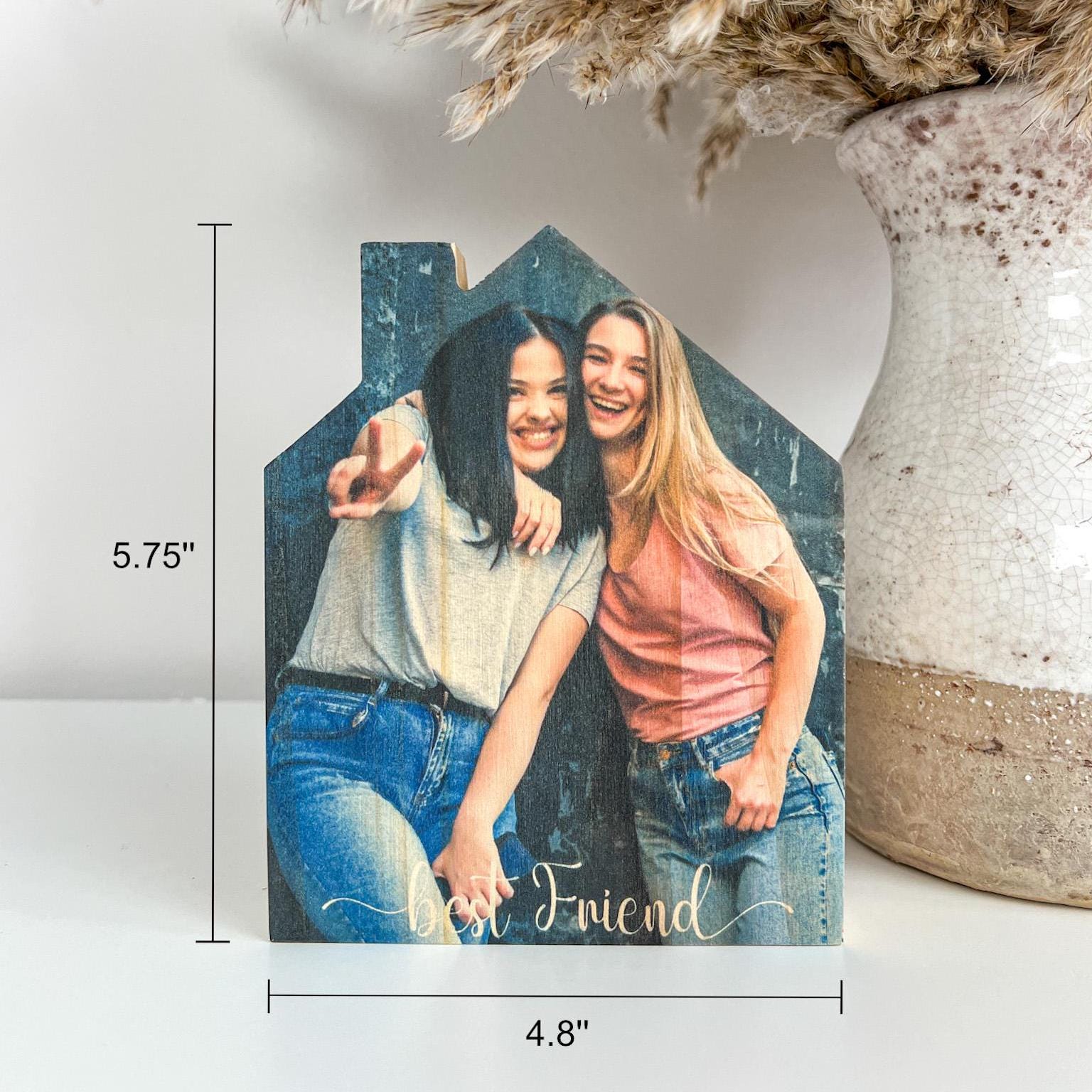 Personalized New Home Gift, Personalized Photo Gift, Custom Wood Photo, Realtor Closing Gift, Custom Photo Gift