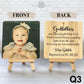 Godparents Frame, Godparents Gift, Personalized Godparents Gift for Baptism, Godparents Gift from Godchild, Thank You Gift