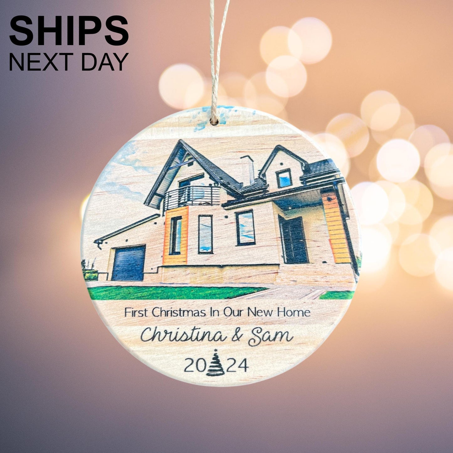 First Christmas in Our New Home Ornament