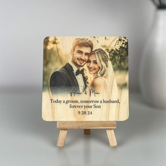 Mother of the Groom Gift Custom Wood Picture Frame