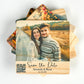 Photo Save the Date Magnet with QR code