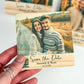 Save the Date Photo Magnet, Wedding Favor Magnet, Custom Printed Magnet with QR code