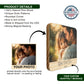 Personalized Wood Photo Magnet with Custom Message