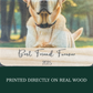 Pet Photo Christmas Ornament – Personalized Wood Keepsake