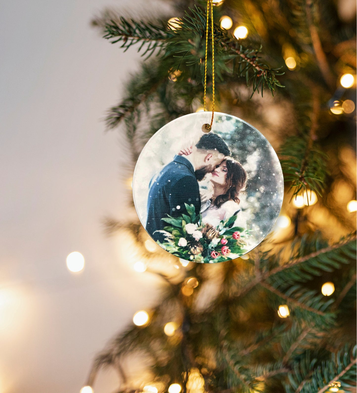 Custom Ceramic Photo Ornament