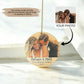 First Christmas Wedding Photo Ornament – Personalized Newlywed Keepsake