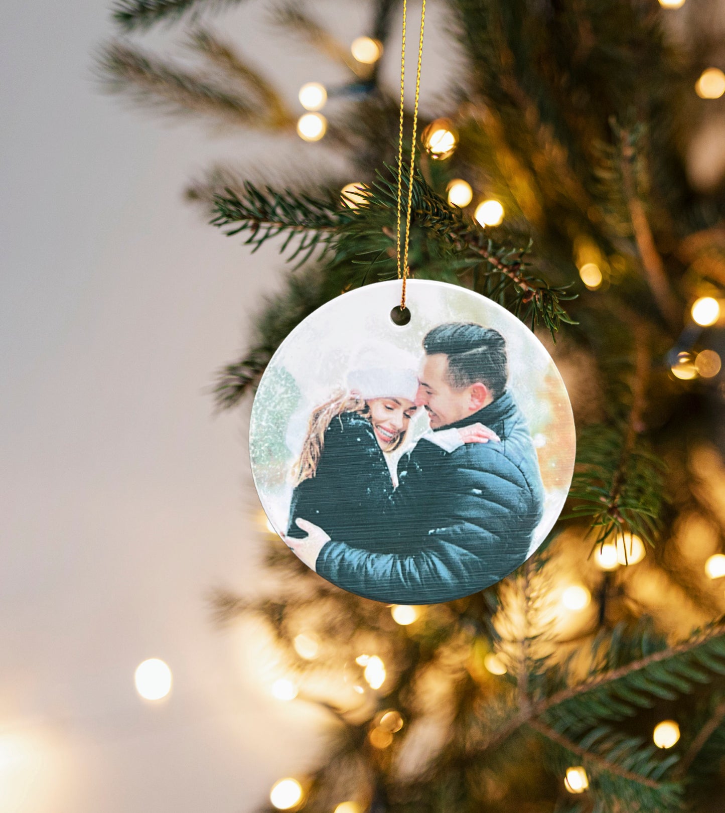 Custom Ceramic Photo Ornament