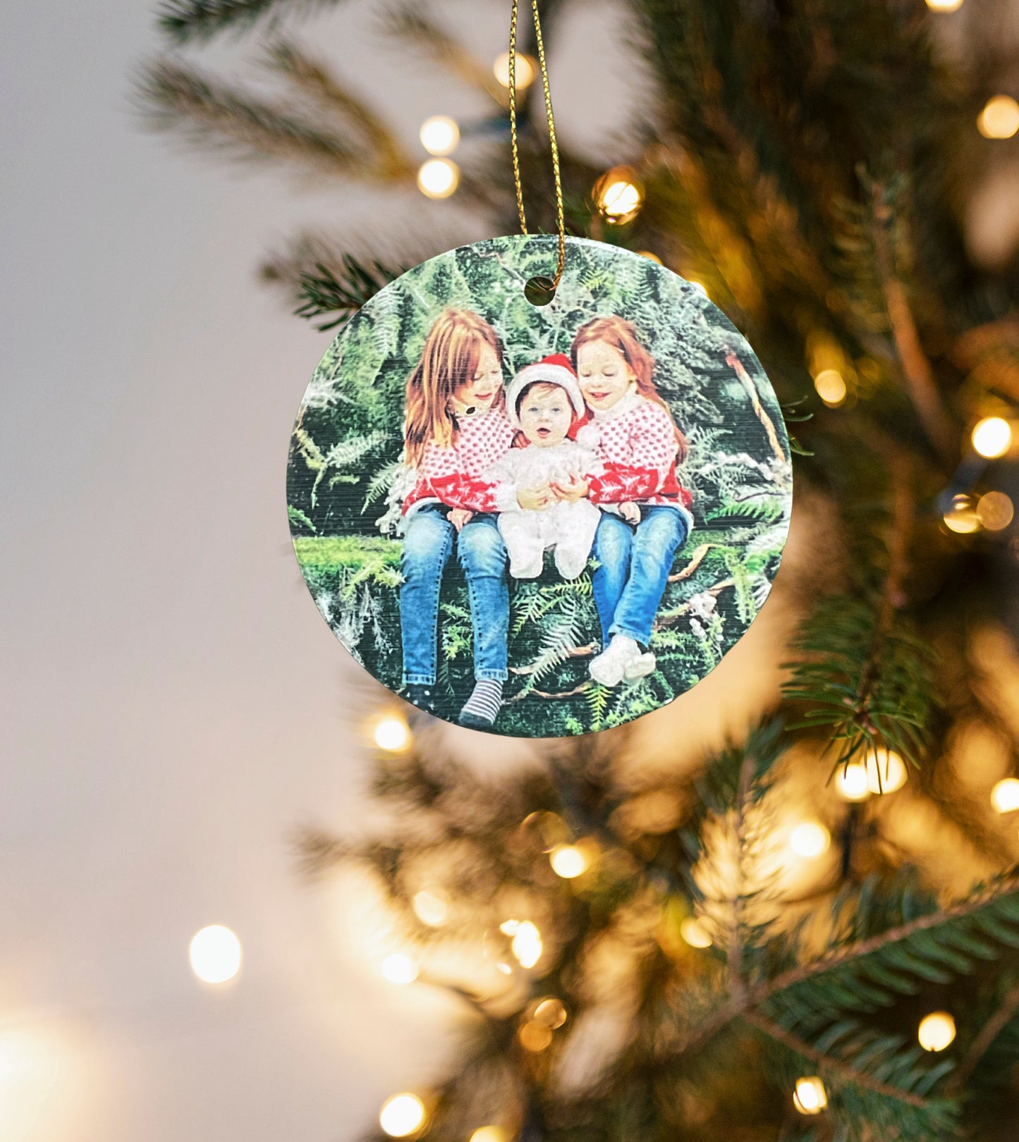 Custom Ceramic Photo Ornament