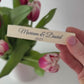 Wood Photo Stand with Your Text