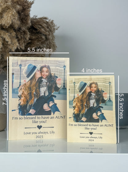 Picture Frame Gift for Aunt