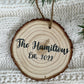 Personalized Wood Photo Ornament