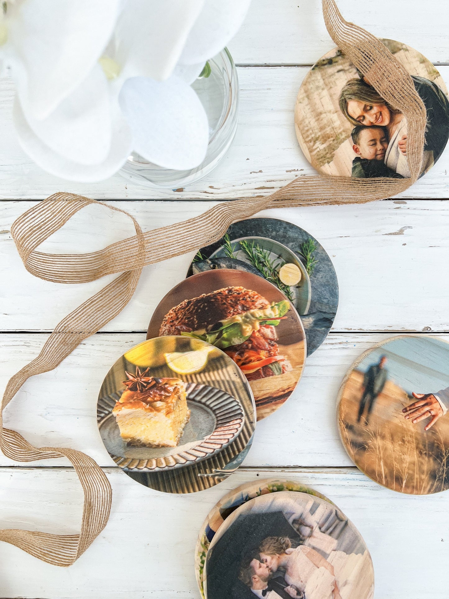 Circle Wooden Coasters